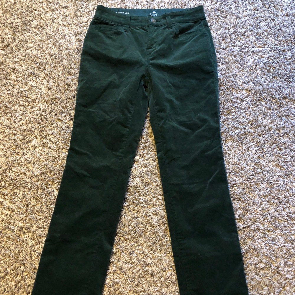 St. John’s Bay Green Velvet Pants